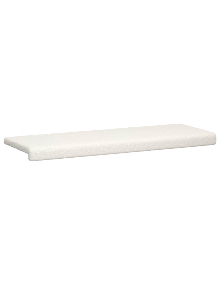 Cuscino per panchina Tessuto Sherpa Crema Profondità 35 cm