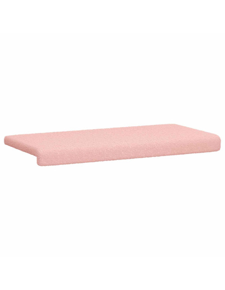 Cuscino per panchina Tessuto Sherpa Rosa Profondità 35 cm