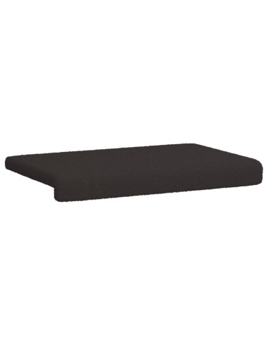 Cuscino per panchina Tessuto Sherpa Nero Profondità 35 cm