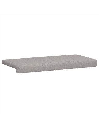 Cuscino per panchina Tessuto Sherpa Grigio Chiaro