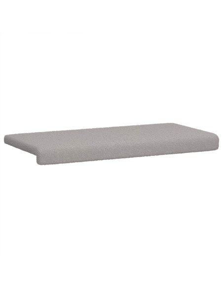 Cuscino per panchina Tessuto Sherpa Grigio Chiaro