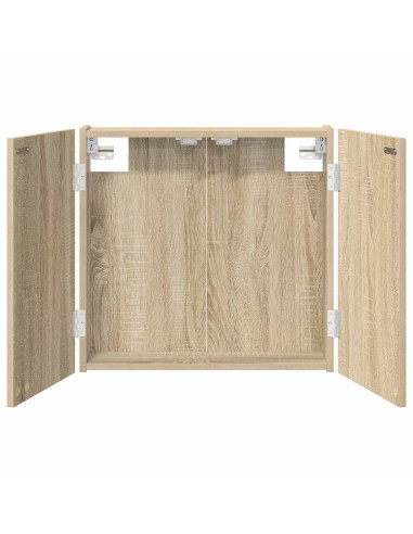 Armadio per Dartboard Rovere Sonoma 56 x 12 x 53,5 cm