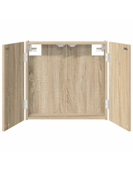 Armadio per Dartboard Rovere Sonoma 56 x 12 x 53,5 cm