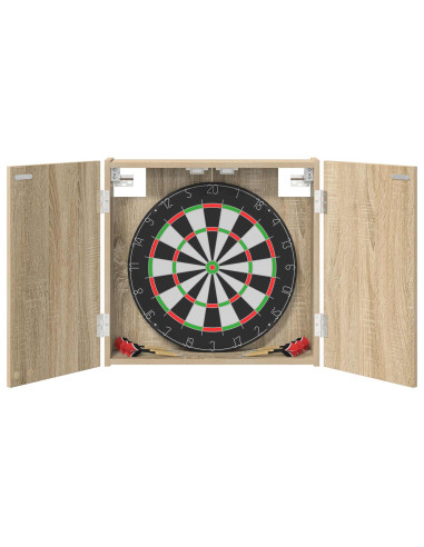 Armadio per Dartboard Rovere Sonoma 56 x 12 x 53,5 cm