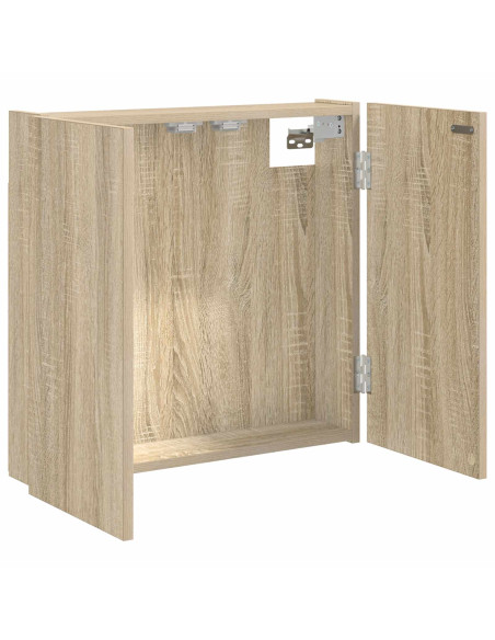 Armadio per Dartboard Rovere Sonoma 56 x 12 x 53,5 cm