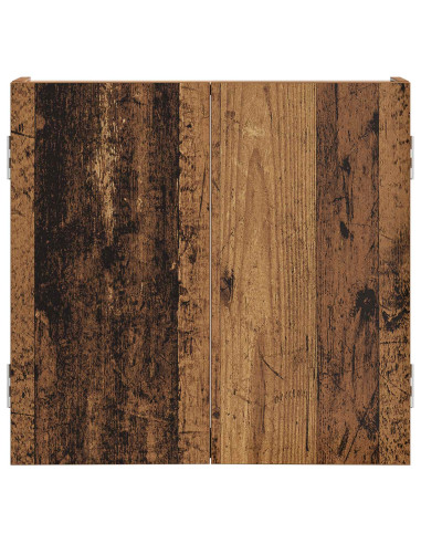 Armadio per Dartboard Legno antico 56 x 12 x 53,5 cm
