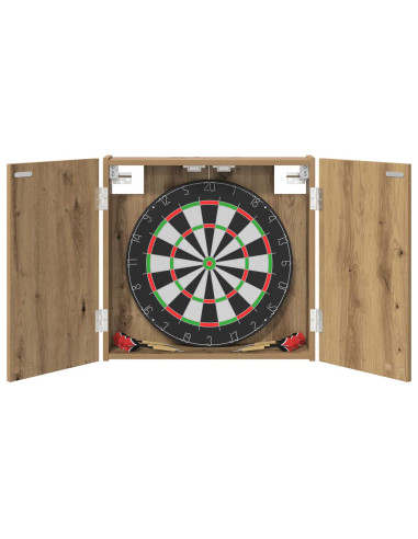 Armadio per Dartboard Rovere Artigianale 56 x 12 x 53,5 cm