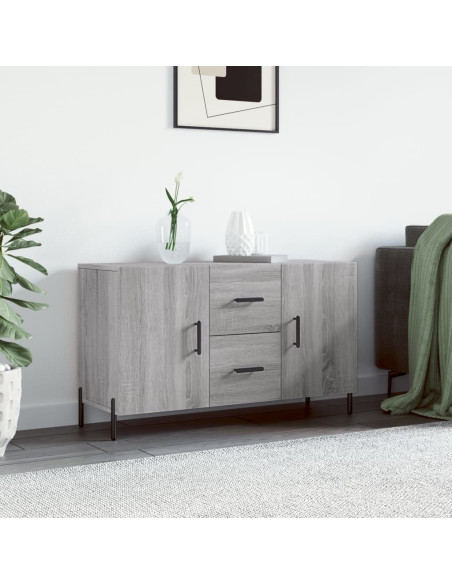 Credenza Grigio Sonoma 100x36x60 cm in Legno Multistrato