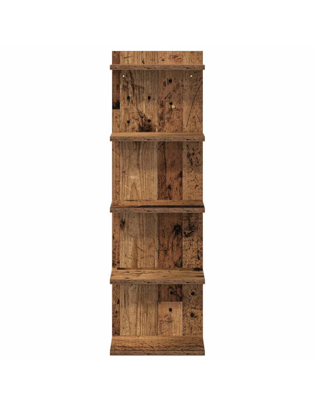 Scaffale da parete Legno antico 30 x 15 x 100 cm