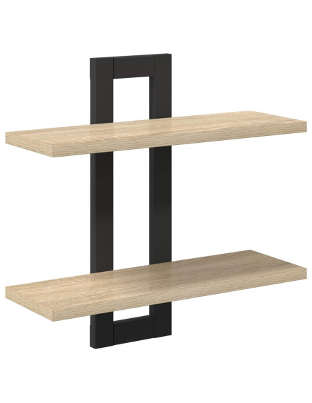 Scaffali flottanti Rovere Sonoma 40 x 15 x 40 cm