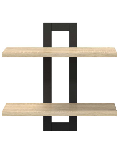Scaffali flottanti Rovere Sonoma 40 x 15 x 40 cm