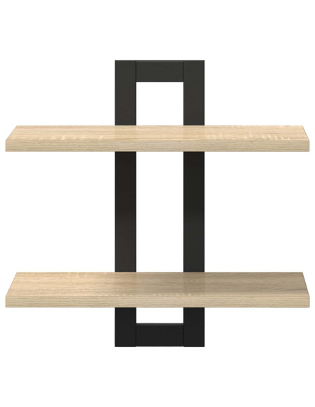 Scaffali flottanti Rovere Sonoma 40 x 15 x 40 cm