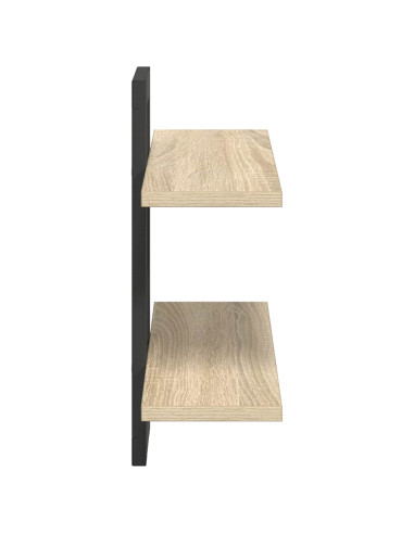 Scaffali flottanti Rovere Sonoma 40 x 15 x 40 cm