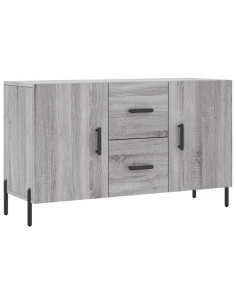 Credenza Grigio Sonoma 100x36x60 cm in Legno Multistrato 2