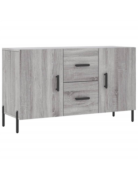 Credenza Grigio Sonoma 100x36x60 cm in Legno Multistrato