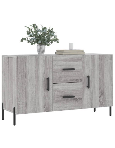 Credenza Grigio Sonoma 100x36x60 cm in Legno Multistrato