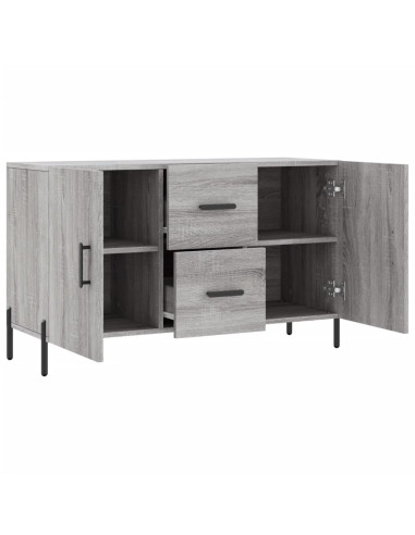Credenza Grigio Sonoma 100x36x60 cm in Legno Multistrato