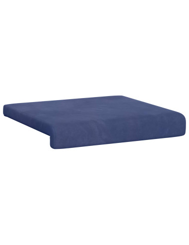Cuscino per panchina 4 pz Velluto Blu Polizia Profondità 35 cm