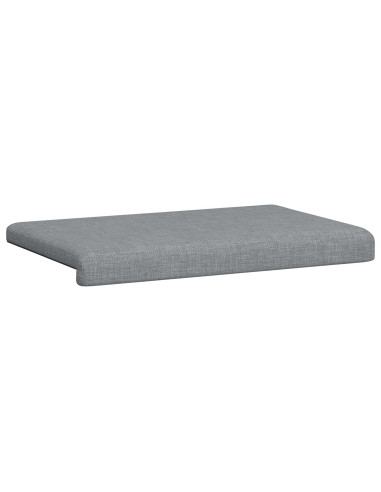 Cuscino per panchina Tessuto Grigio Chiaro Profondità 35 cm
