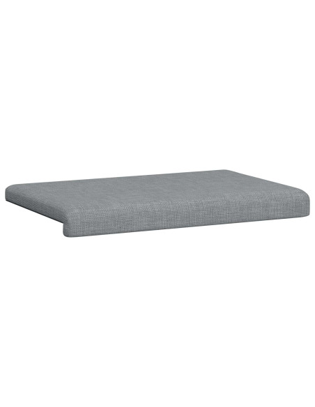Cuscino per panchina Tessuto Grigio Chiaro Profondità 35 cm