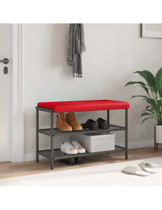 Cuscino per panchina Similpelle Rosso Profondità 35 cm