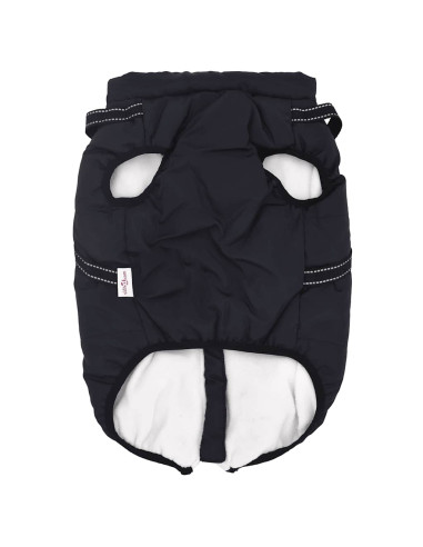 Cappotto Cani Imbracatura Impermeabile Riflettente Blu Navy L52