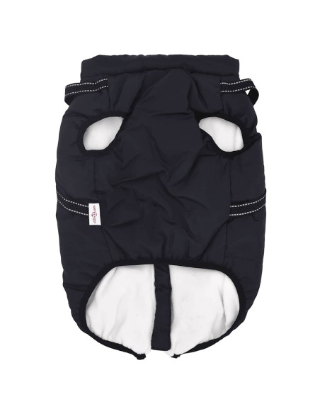 Cappotto Cani Imbracatura Impermeabile Riflettente Blu Navy L52
