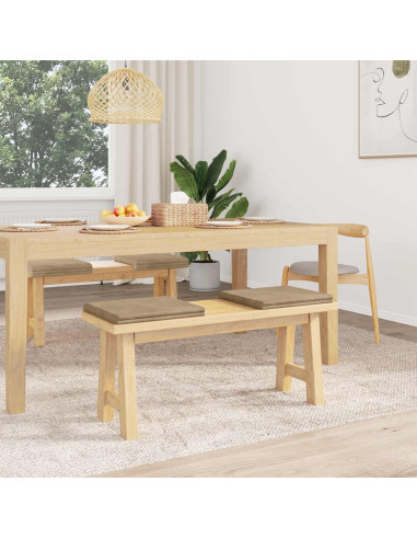 Cuscino per panchina 4 pz Corduroy Morbido Tortora