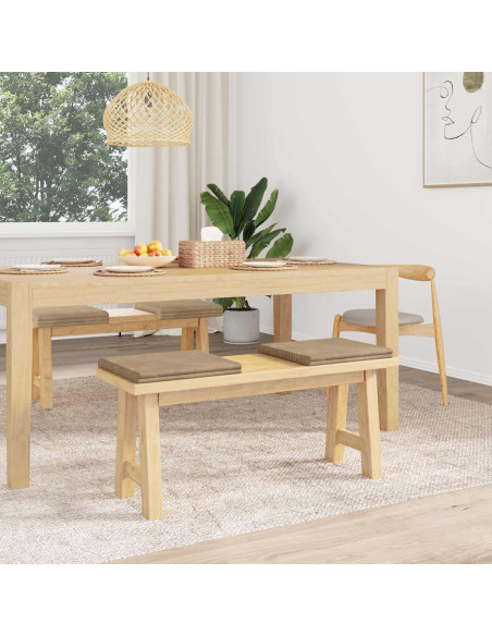 Cuscino per panchina 4 pz Corduroy Morbido Tortora