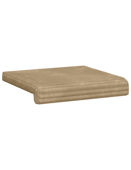 Cuscino per panchina 4 pz Corduroy Morbido Tortora