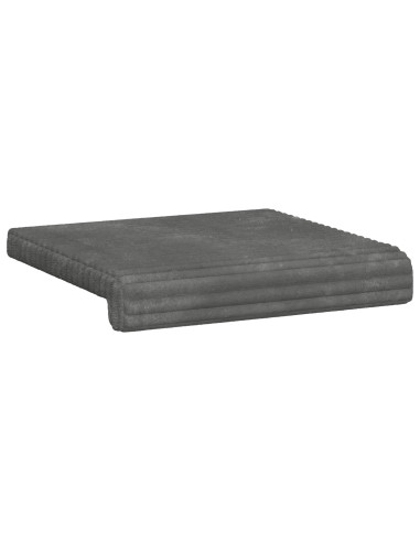 Cuscino per panchina 4 pz Corduroy Morbido Grigio Chiaro