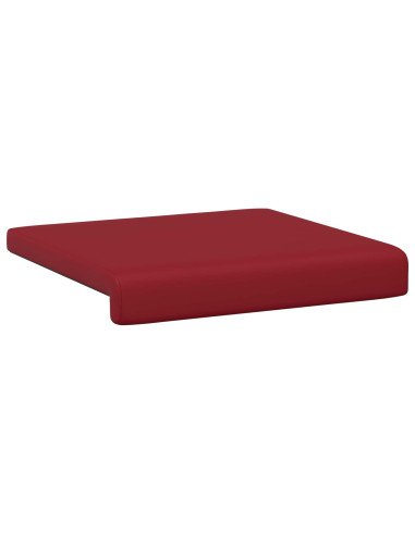 Cuscino per panchina 4 pz Similpelle Rosso Vino