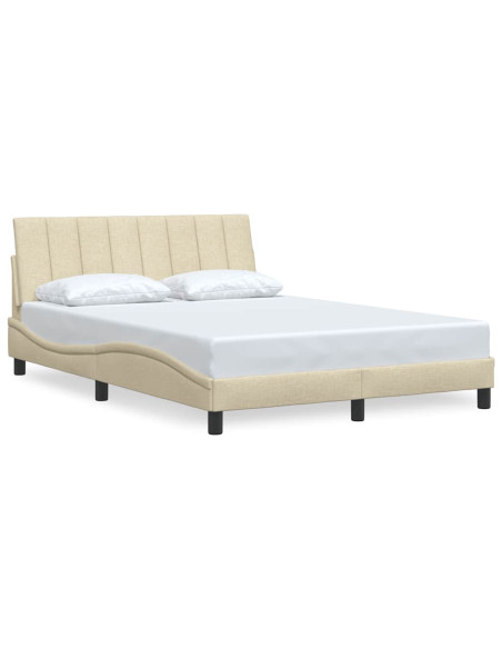 Giroletto senza Materasso Hanko Crema 140x200 cm in Tessuto