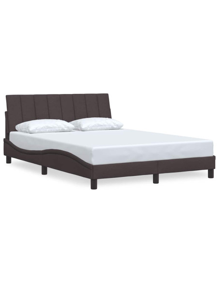 Giroletto senza Materasso Hanko Marrone Scuro 140x190 cm Tessuto