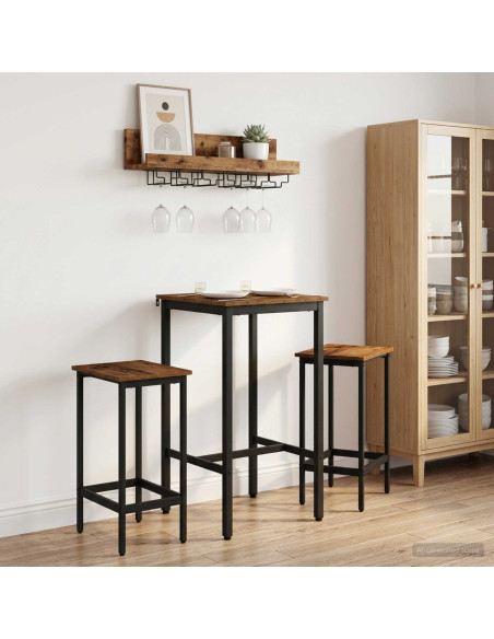 Tavolo da bar 52 x 52 x 110 cm Legno ingegnerizzato