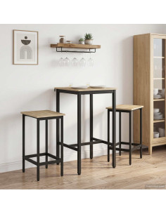 Tavolo da bar 52 x 52 x 90 cm Legno ingegnerizzato Rettangolare