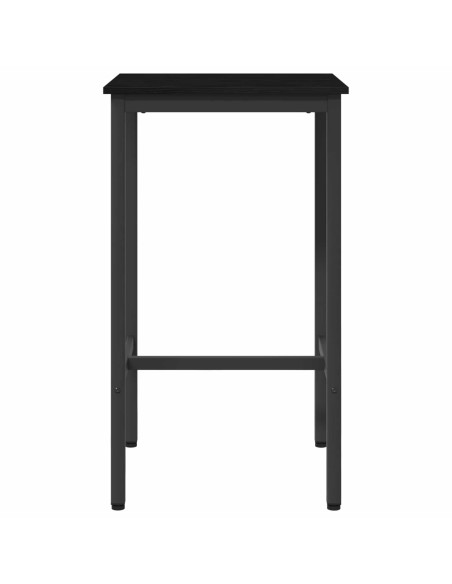 Tavolo da bar 52 x 52 x 90 cm Legno ingegnerizzato Rovere Nero