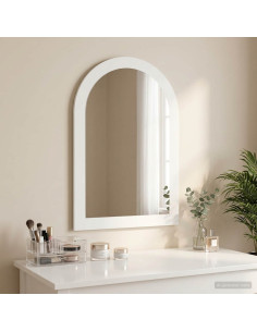 Specchio FAUSKE Bianco 43 x 3,5 x 77 cm Solo per uso interno