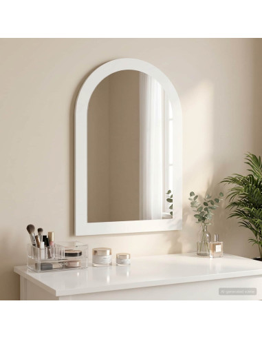 Specchio FAUSKE Bianco 43 x 3,5 x 77 cm Solo per uso interno