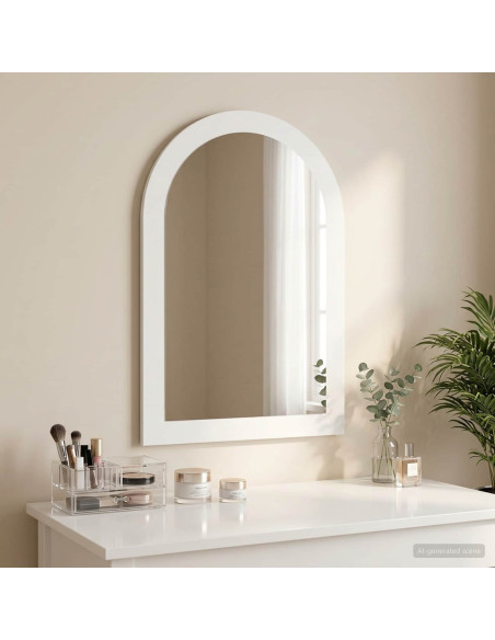 Specchio FAUSKE Bianco 43 x 3,5 x 77 cm Solo per uso interno