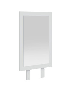 Specchio FAUSKE Bianco 43 x 3,5 x 77 cm Rettangolare 2