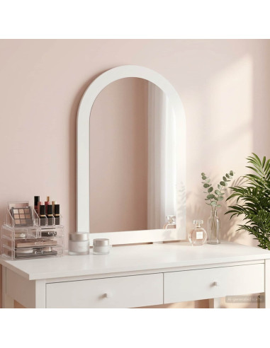Specchio FAUSKE Bianco 43 x 3,5 x 77 cm Solo per uso interno