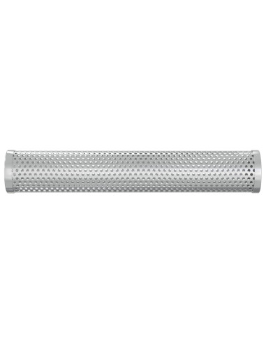 Tubo affumicatore 2 pz Ø 5 x 30 cm Acciaio Inox 304 Argento