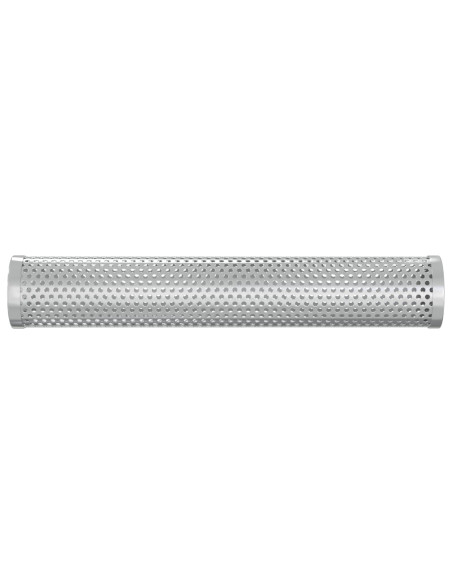 Tubo affumicatore 2 pz Ø 5 x 30 cm Acciaio Inox 304 Argento