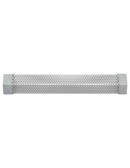 Tubo affumicatore 2 pz 5 x 5 x 30 cm Acciaio Inox 304 Argento