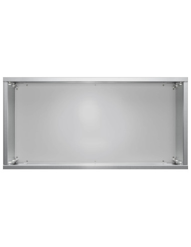 Vaso da giardino Argento 40 x 20 x 40 cm Acciaio zincato