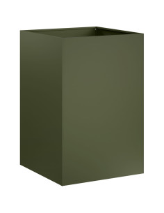 Vaso da giardino Verde Oliva 40 x 40 x 75 cm 2
