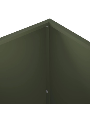 Vaso da giardino Verde Oliva 40 x 40 x 75 cm