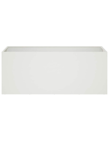 Vaso da giardino Bianco 80 x 40 x 40 cm