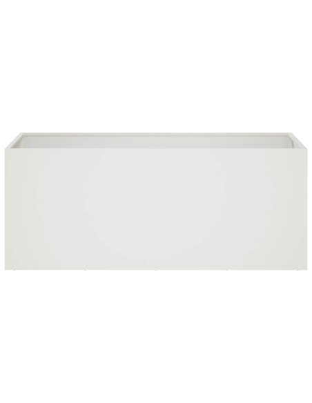 Vaso da giardino Bianco 80 x 40 x 40 cm